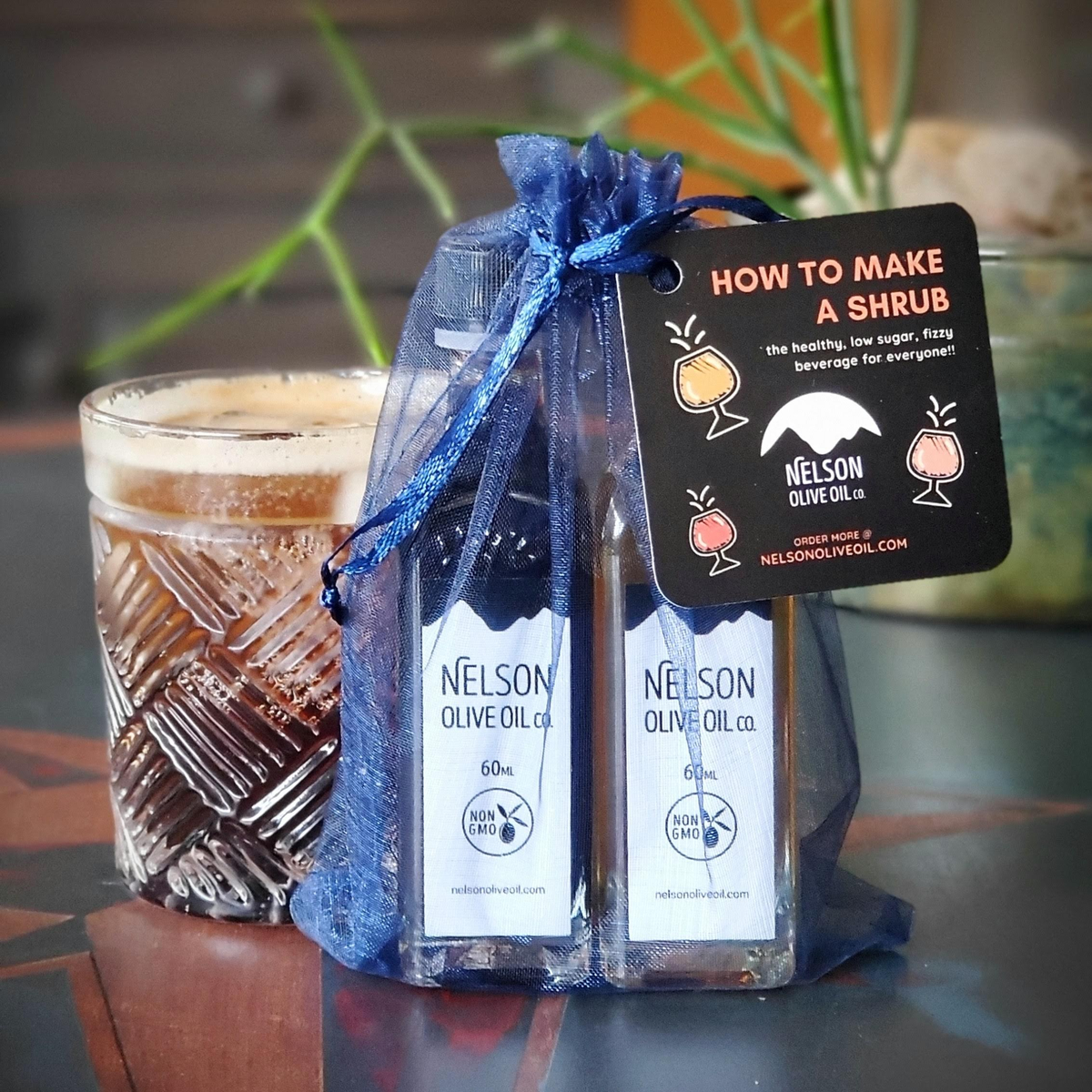 Balsamic Vinegar Shrubs - Healthy & Refreshing - Nelson Olive Oil Co.