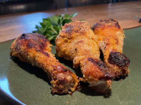 Crispy Apple Baked Chicken Drumsticks