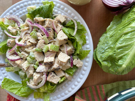 image of dil and grapefruit chicken salad