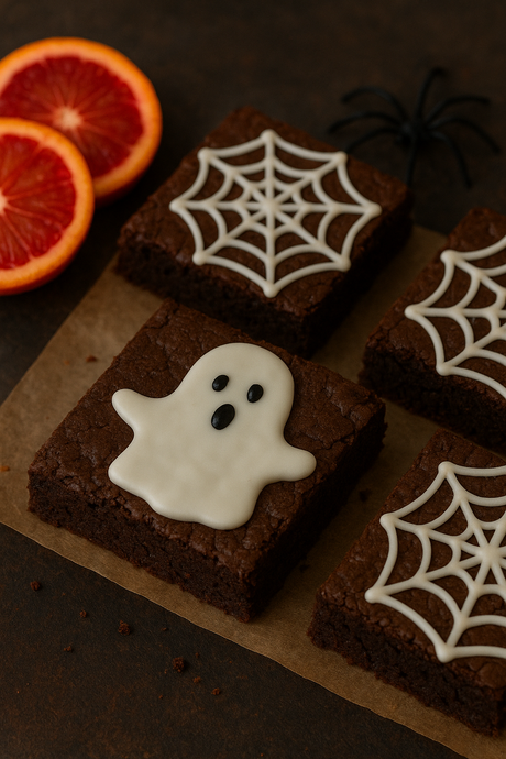 image of chocolate orange brownies