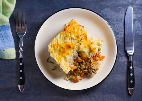 Espresso Balsamic Shepherd’s Pie with Cheesy Garlic Mash Image