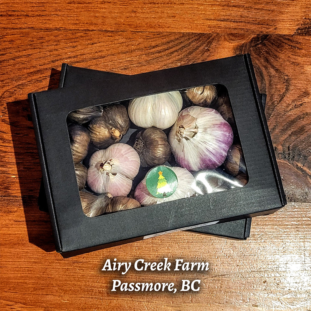 Red Russian & Black Garlic Mix (400g / 14oz) Airy Creek Farm