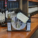 Dipping plate set with olive oil and balsamic