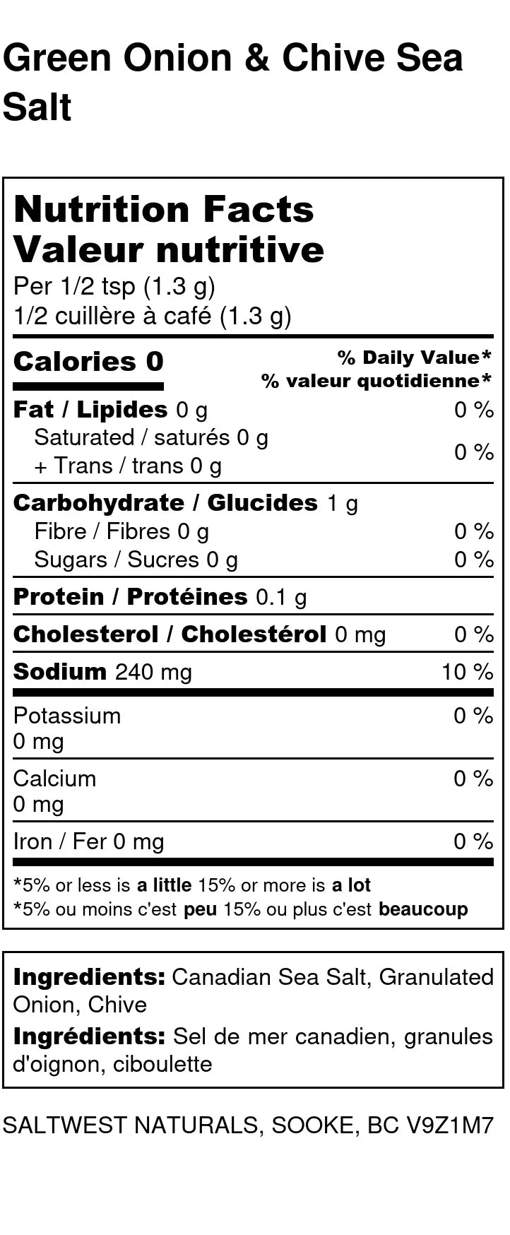 Dill Pickle Sea Salt (Saltwest™) 50g