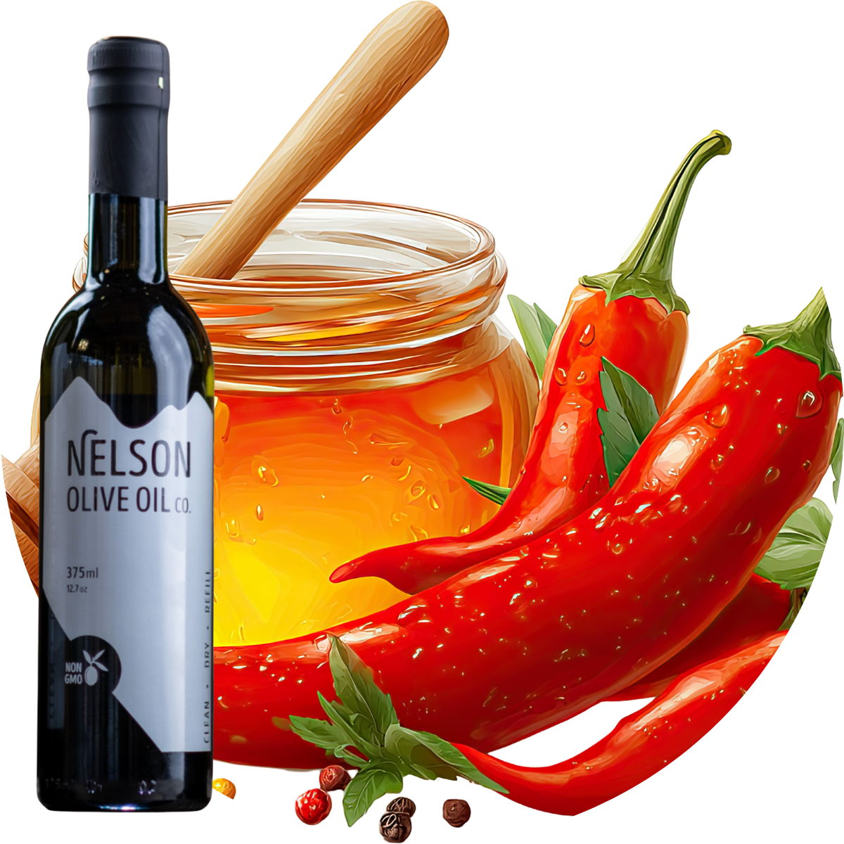 Hot Honey Vinegar Condimento
