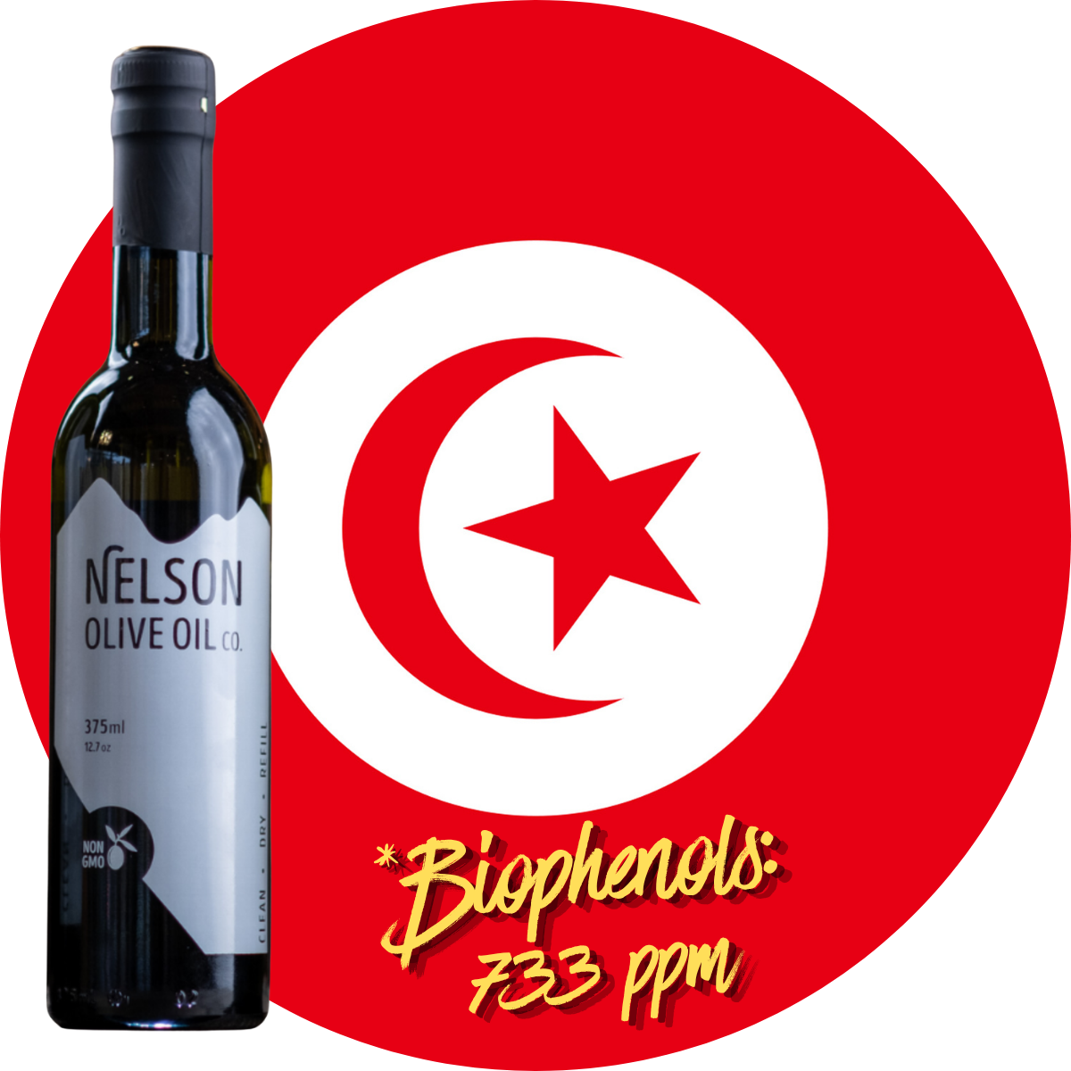 (Robust) Tunisian Ultra High Phenol  "Organic Chetoui" Ultra Premium Olive Oil