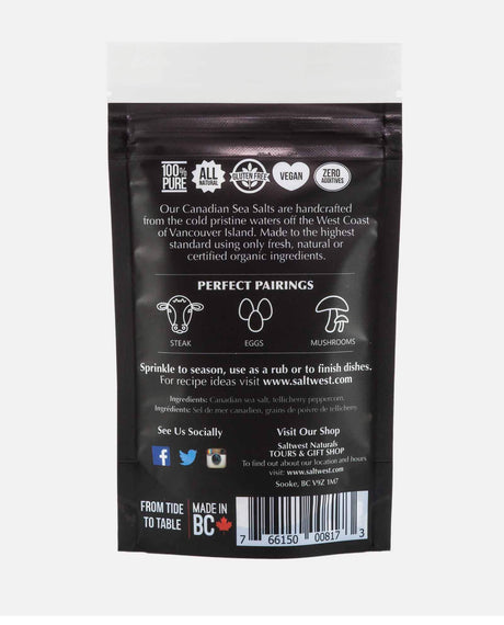 Smashed Peppercorn & Sea Salt (Saltwest™) 40g